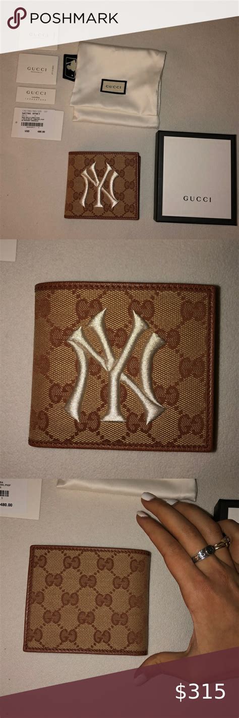 yankees x gucci|yankees gucci wallet.